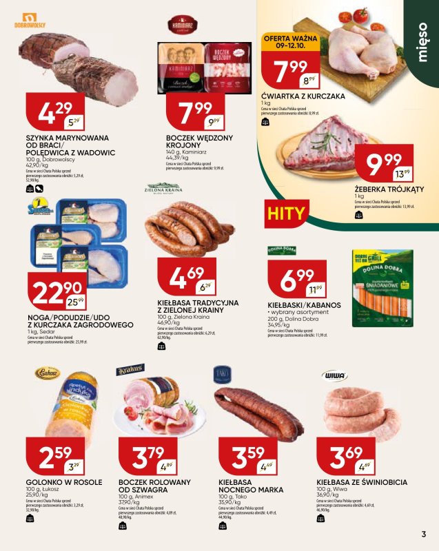 Chata Polska - gazetka promocyjna Gazetka od czwartku 09.10 do niedzieli 19.10 - strona 3