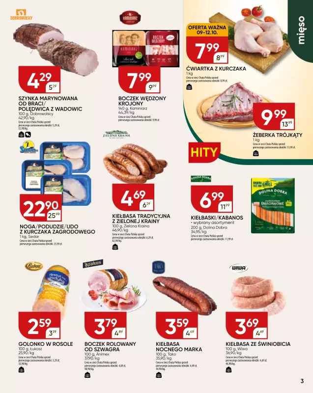 Chata Polska - gazetka promocyjna Gazetka od czwartku 09.10 do niedzieli 19.10 - strona 3