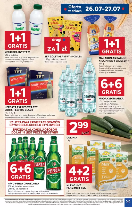 Stokrotka - gazetka promocyjna Gazetka Optima od czwartku 25.07 do środy 31.07 - strona 9