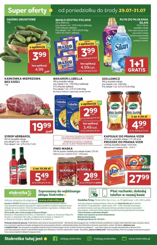 Stokrotka - gazetka promocyjna Gazetka Market od czwartku 25.07 do środy 31.07 - strona 26