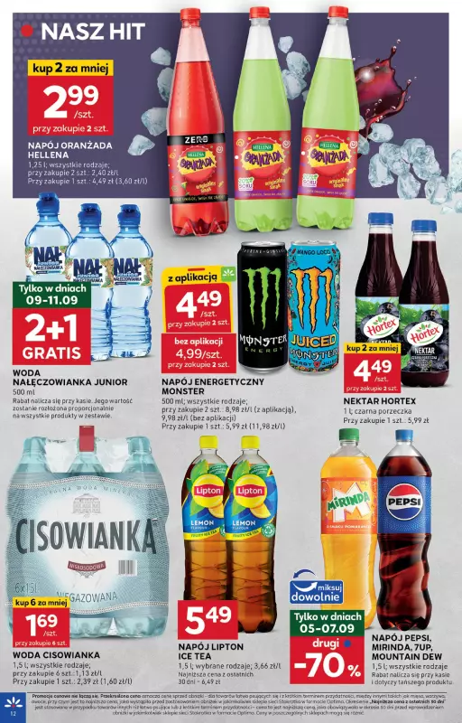 Stokrotka - gazetka promocyjna Gazetka Optima od czwartku 05.09 do środy 11.09 - strona 12