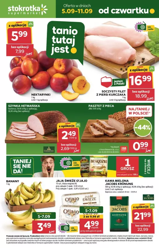 Stokrotka - gazetka promocyjna Gazetka Supermarket  