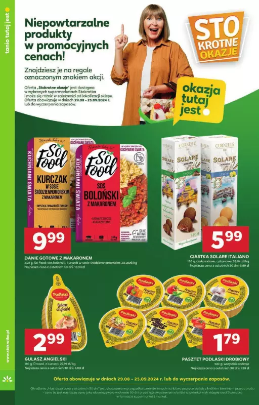 Stokrotka - gazetka promocyjna Gazetka Supermarket od czwartku 12.09 do środy 18.09 - strona 22