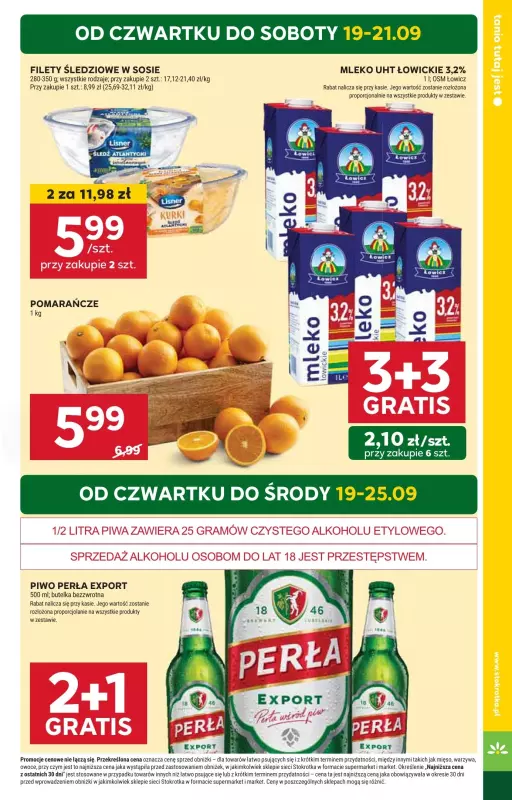 Stokrotka - gazetka promocyjna Gazetka Market od czwartku 19.09 do środy 25.09 - strona 3