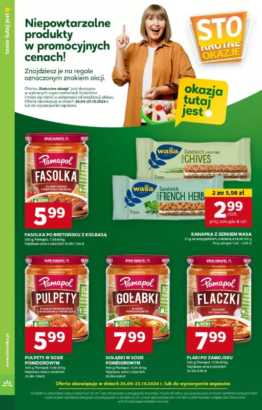 Stokrotka - gazetka promocyjna Gazetka Supermarket od czwartku 26.09 do środy 02.10 - strona 8