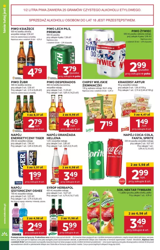 Stokrotka - gazetka promocyjna Gazetka Supermarket od czwartku 17.10 do środy 23.10 - strona 20