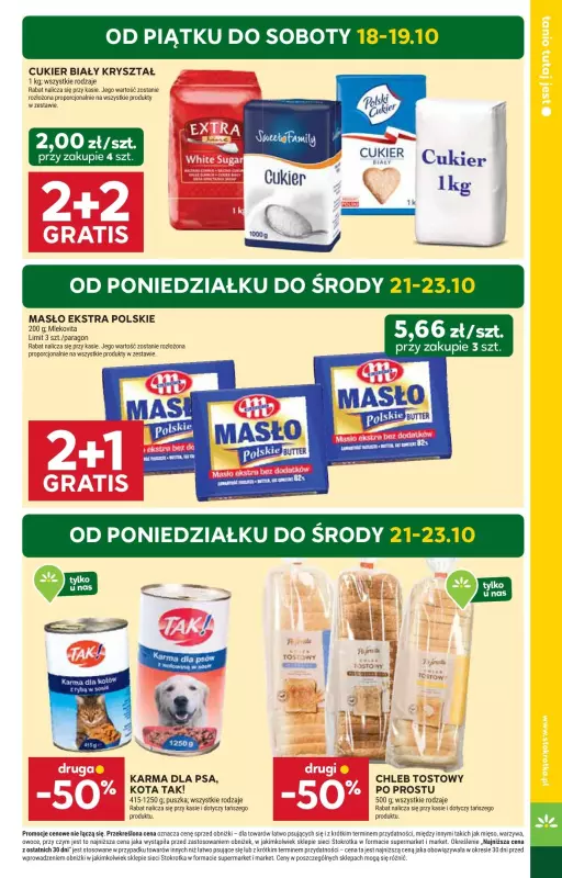 Stokrotka - gazetka promocyjna Gazetka Supermarket od czwartku 17.10 do środy 23.10 - strona 5