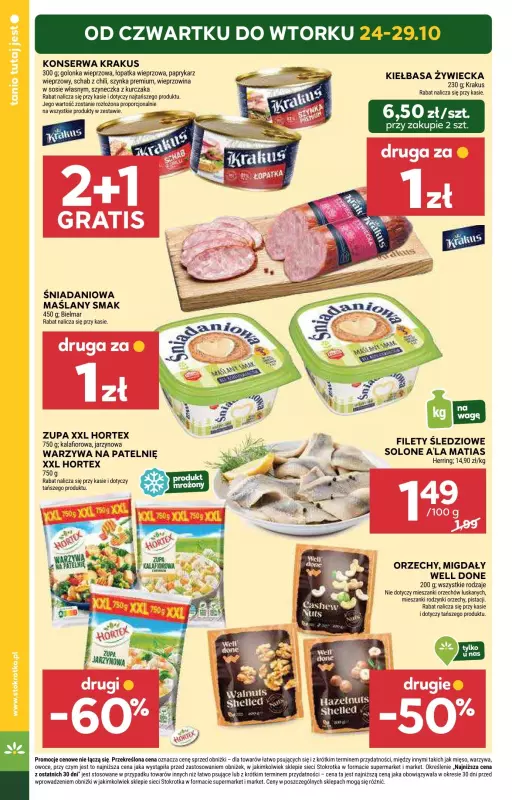 Stokrotka - gazetka promocyjna Gazetka Supermarket od czwartku 24.10 do wtorku 29.10 - strona 4