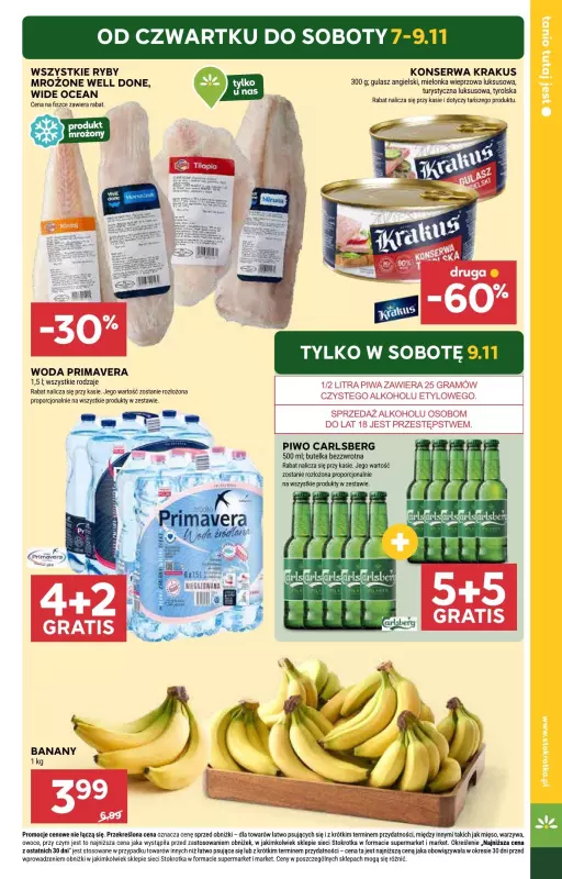 Stokrotka - gazetka promocyjna Gazetka Supermarket od czwartku 07.11 do środy 13.11 - strona 5