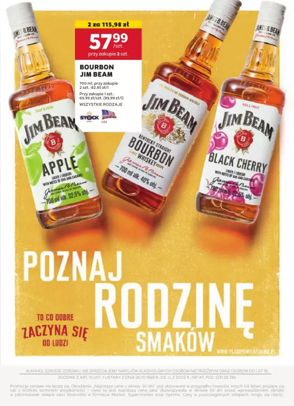 Stokrotka - gazetka promocyjna Gazetka alkoholowa  do środy 04.12 - strona 7