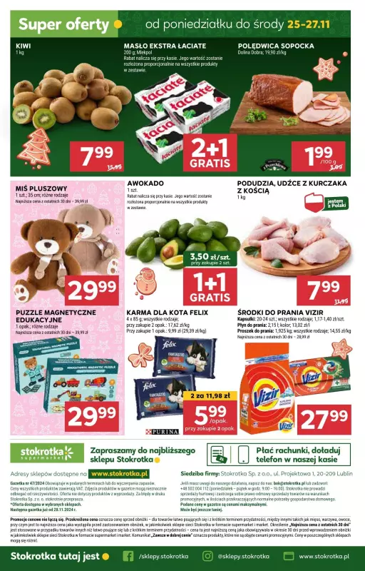 Stokrotka - gazetka promocyjna Gazetka Supermarket od czwartku 21.11 do środy 27.11 - strona 32