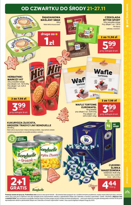 Stokrotka - gazetka promocyjna Gazetka Supermarket od czwartku 21.11 do środy 27.11 - strona 3