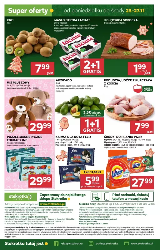 Stokrotka - gazetka promocyjna Gazetka Market od czwartku 21.11 do środy 27.11 - strona 24