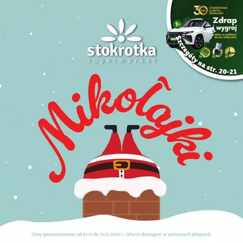 Stokrotka - gazetka promocyjna MIKOŁAJKI  do środy 11.12