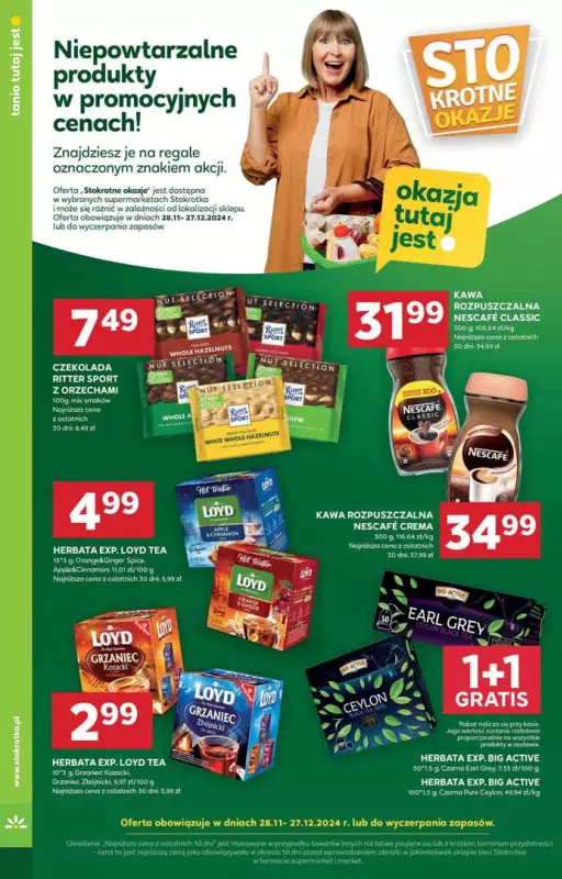 Stokrotka - gazetka promocyjna Gazetka Supermarket od czwartku 28.11 do środy 04.12 - strona 28