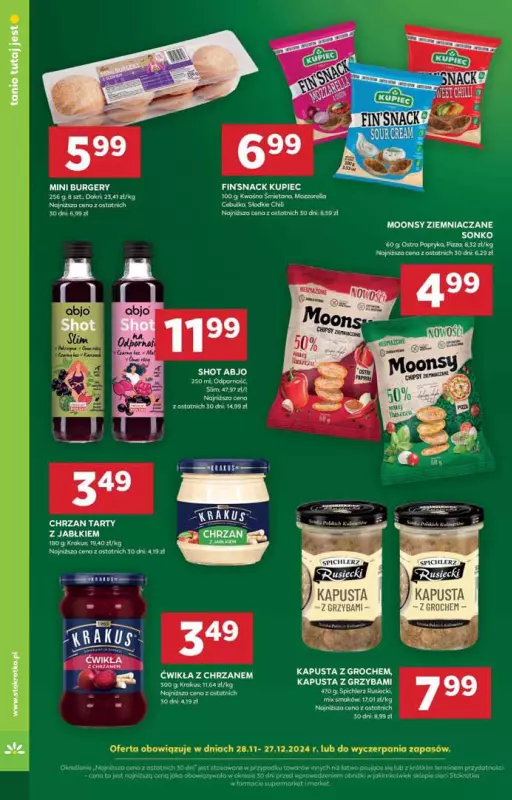 Stokrotka - gazetka promocyjna Gazetka Supermarket od czwartku 28.11 do środy 04.12 - strona 30