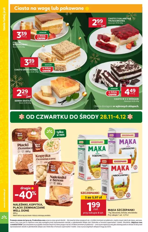 Stokrotka - gazetka promocyjna Gazetka Supermarket od czwartku 28.11 do środy 04.12 - strona 2