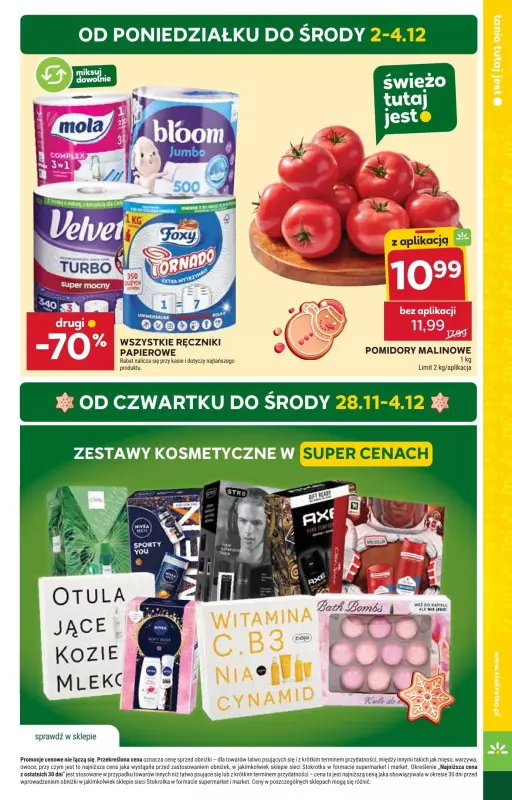 Stokrotka - gazetka promocyjna Gazetka Supermarket od czwartku 28.11 do środy 04.12 - strona 5