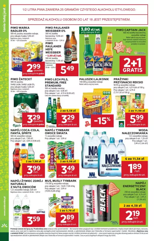 Stokrotka - gazetka promocyjna Gazetka Supermarket od czwartku 28.11 do środy 04.12 - strona 36