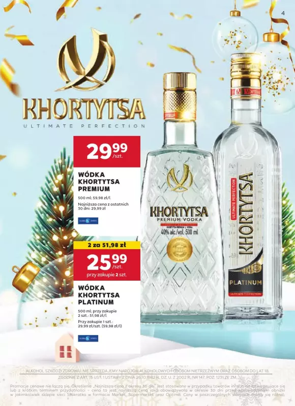 Stokrotka - gazetka promocyjna Gazetka alkoholowa  do czwartku 02.01 - strona 4