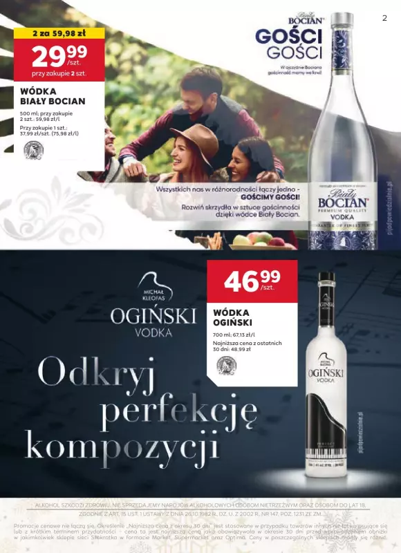 Stokrotka - gazetka promocyjna Gazetka alkoholowa  do czwartku 02.01 - strona 2