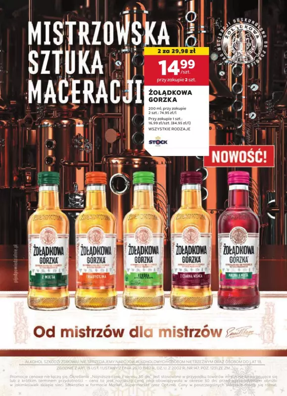 Stokrotka - gazetka promocyjna Gazetka alkoholowa  do czwartku 02.01 - strona 8