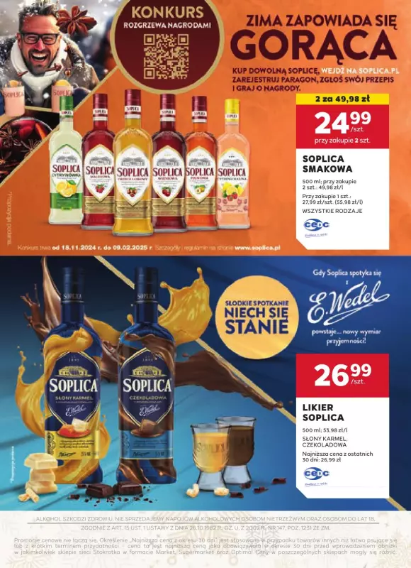 Stokrotka - gazetka promocyjna Gazetka alkoholowa  do czwartku 02.01 - strona 7