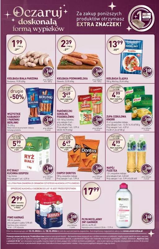 Stokrotka - gazetka promocyjna Gazetka Market od czwartku 12.12 do środy 18.12 - strona 24