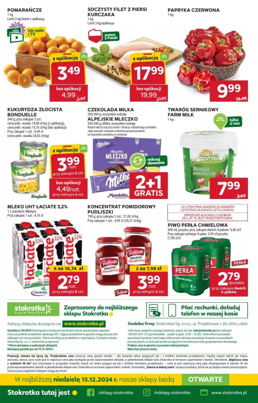 Stokrotka - gazetka promocyjna Gazetka Supermarket od czwartku 12.12 do środy 18.12 - strona 48