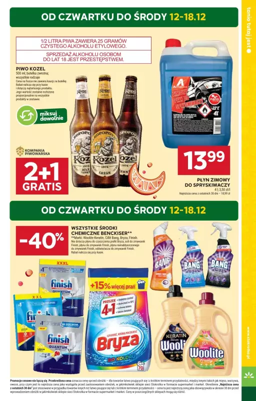 Stokrotka - gazetka promocyjna Gazetka Supermarket od czwartku 12.12 do środy 18.12 - strona 3