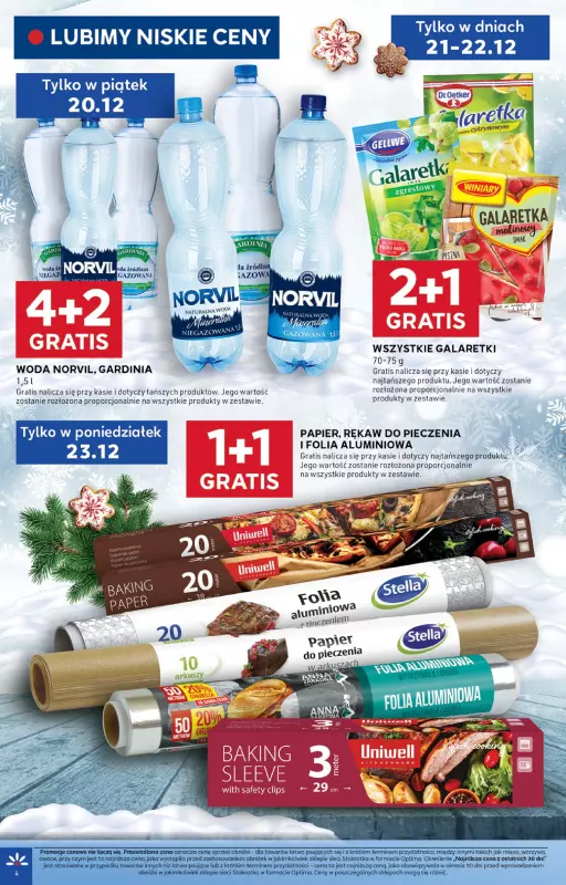 Stokrotka - gazetka promocyjna Stokrotka Optima od czwartku 19.12 do piątku 27.12 - strona 4