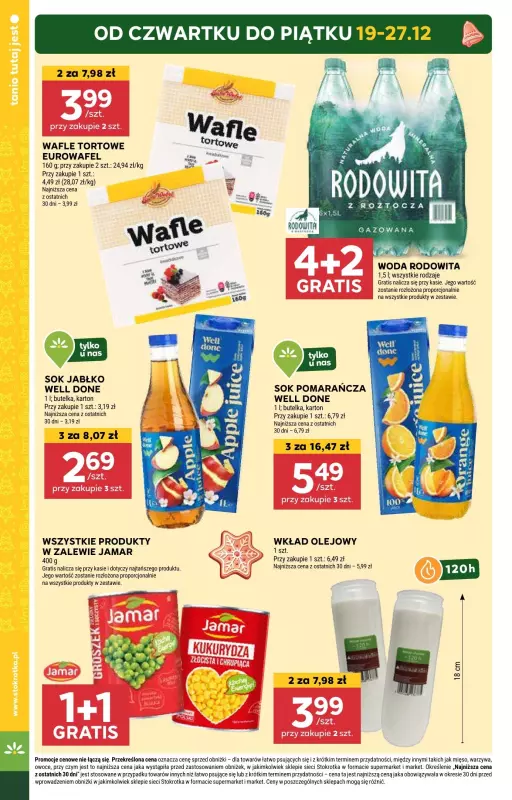 Stokrotka - gazetka promocyjna Gazetka Supermarket od czwartku 19.12 do piątku 27.12 - strona 8