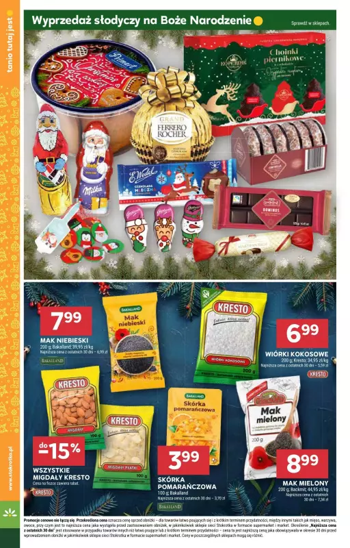 Stokrotka - gazetka promocyjna Gazetka Supermarket od czwartku 19.12 do piątku 27.12 - strona 22