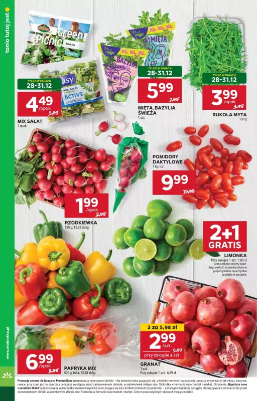 Stokrotka - gazetka promocyjna Gazetka Supermarket od soboty 28.12 do czwartku 02.01 - strona 10