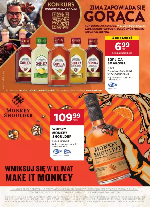 Stokrotka - gazetka promocyjna Gazetka alkoholowa  do środy 29.01 - strona 5