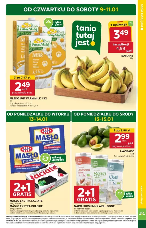 Stokrotka - gazetka promocyjna Gazetka Market od czwartku 09.01 do środy 15.01 - strona 3