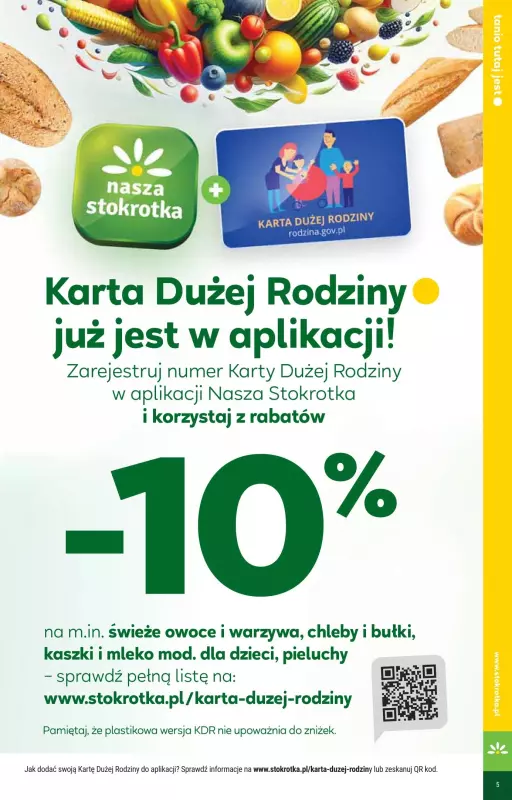 Stokrotka - gazetka promocyjna Gazetka Supermarket od czwartku 09.01 do środy 15.01 - strona 5