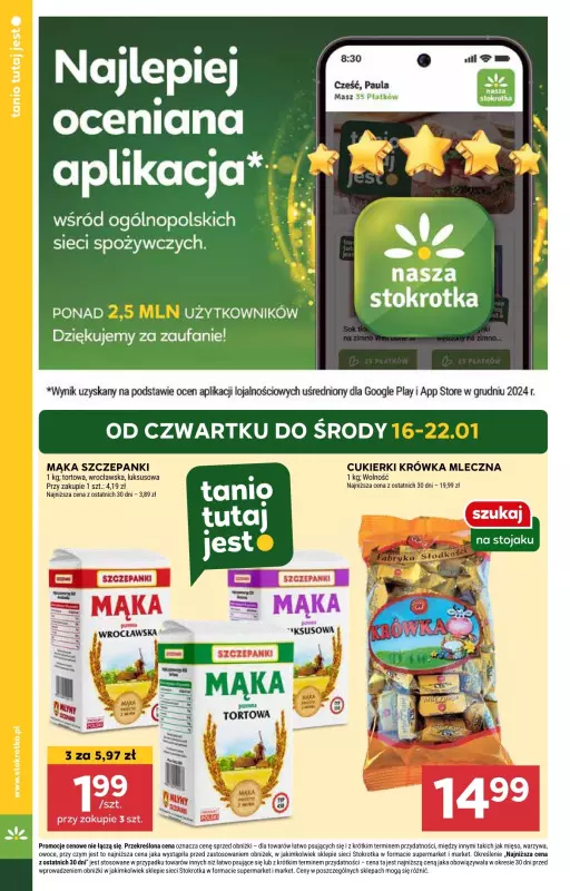 Stokrotka - gazetka promocyjna Gazetka Market od czwartku 16.01 do środy 22.01 - strona 2