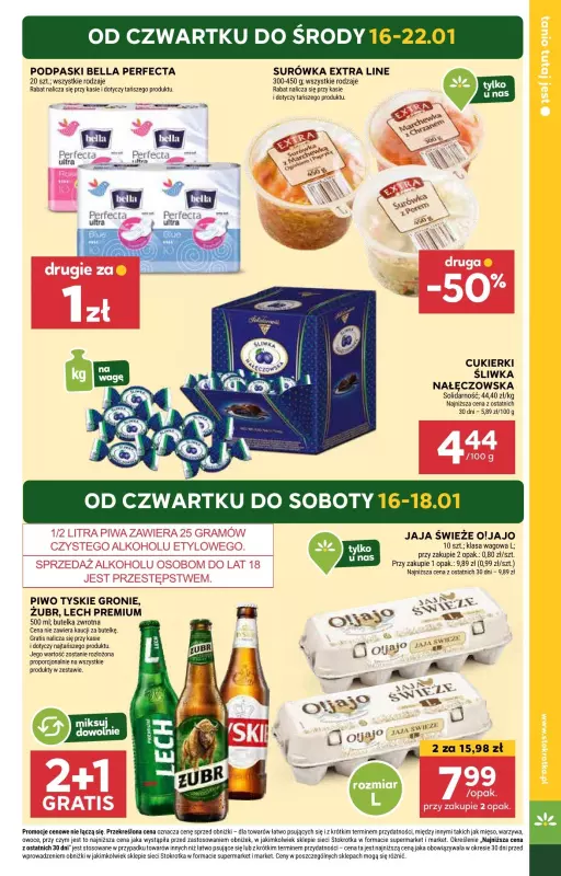 Stokrotka - gazetka promocyjna Gazetka Market od czwartku 16.01 do środy 22.01 - strona 3