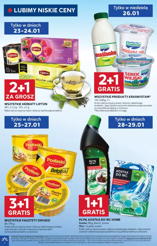 Stokrotka - gazetka promocyjna Gazetka Optima od czwartku 23.01 do środy 29.01 - strona 4