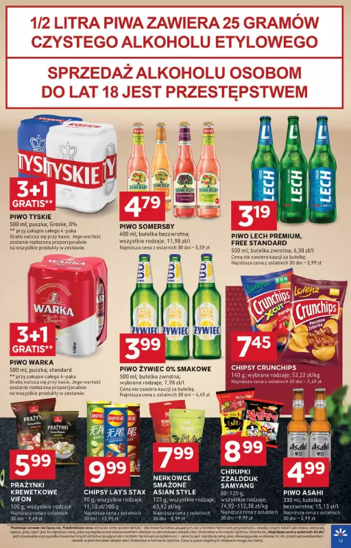 Stokrotka - gazetka promocyjna Gazetka Optima od czwartku 23.01 do środy 29.01 - strona 13