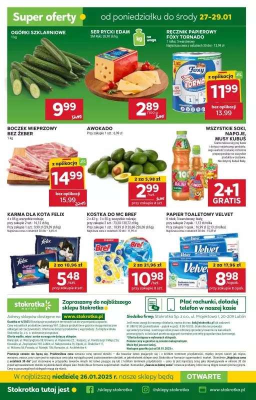 Stokrotka - gazetka promocyjna Gazetka Market od czwartku 23.01 do środy 29.01 - strona 18