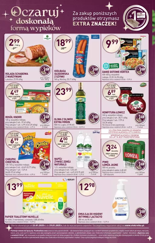 Stokrotka - gazetka promocyjna Gazetka Supermarket od czwartku 23.01 do środy 29.01 - strona 10