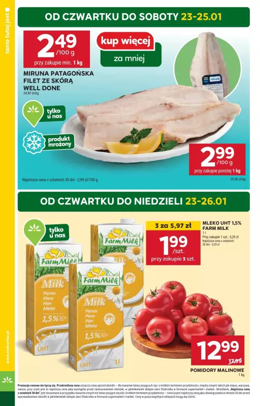 Stokrotka - gazetka promocyjna Gazetka Supermarket od czwartku 23.01 do środy 29.01 - strona 4