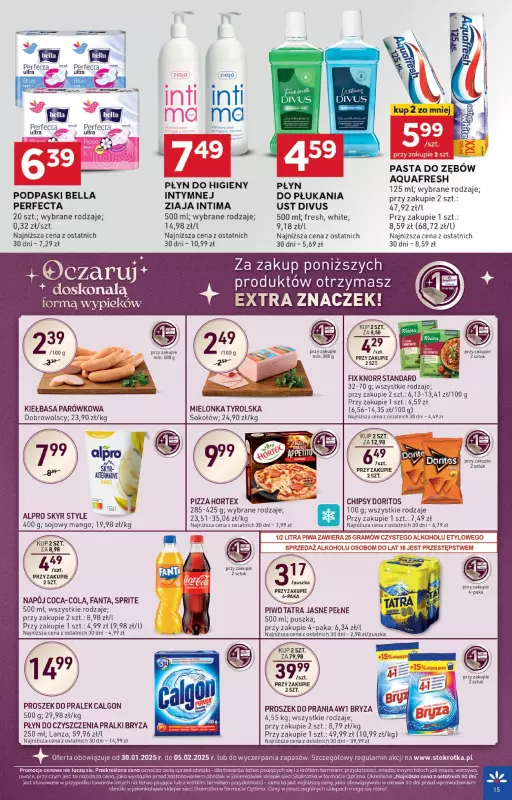 Stokrotka - gazetka promocyjna Gazetka Optima od czwartku 30.01 do środy 05.02 - strona 15