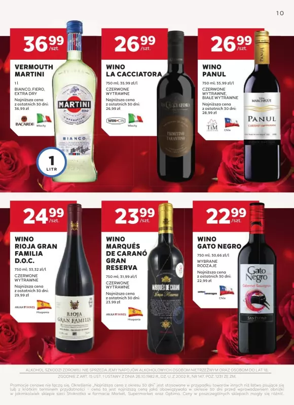 Stokrotka - gazetka promocyjna Oferta alkoholowa od piątku 31.01 do środy 26.02 - strona 10