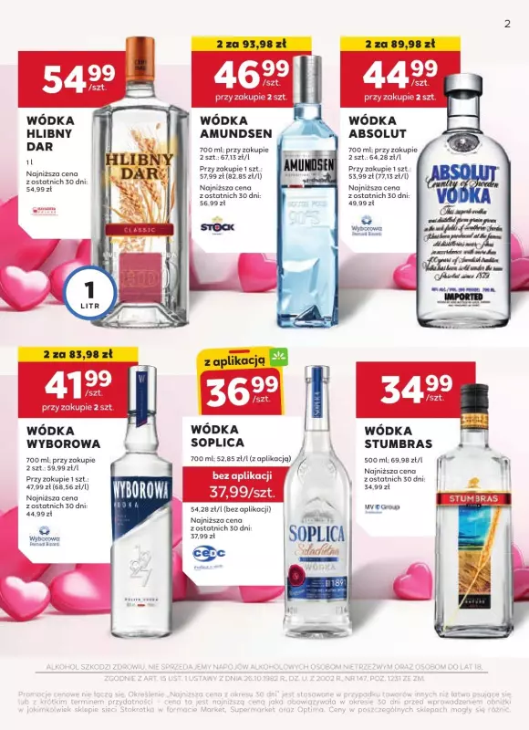 Stokrotka - gazetka promocyjna Oferta alkoholowa od piątku 31.01 do środy 26.02 - strona 2