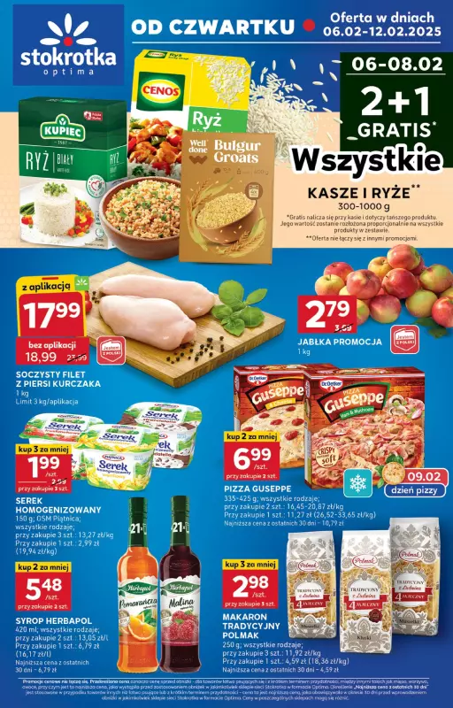 Stokrotka - gazetka promocyjna Gazetka Optima od czwartku 06.02 do środy 12.02