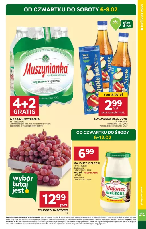 Stokrotka - gazetka promocyjna Gazetka Supermarket od czwartku 06.02 do środy 12.02 - strona 3