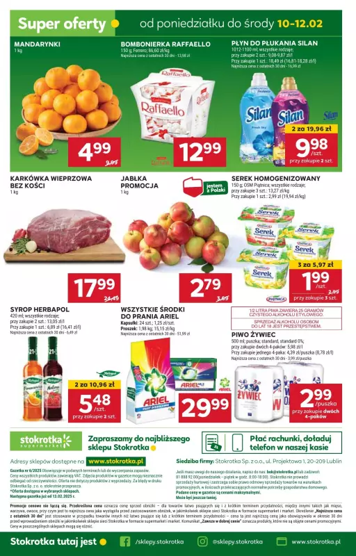 Stokrotka - gazetka promocyjna Gazetka Supermarket od czwartku 06.02 do środy 12.02 - strona 42